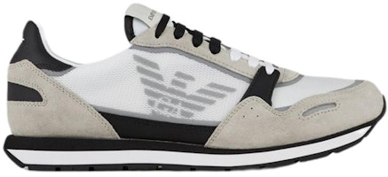EMPORIO ARMANI 阿瑪尼 鷹標logo皮革 運動鞋 米白 Order EMPORIO ARMANI 阿瑪尼 鷹標logo皮革 運動鞋 米白