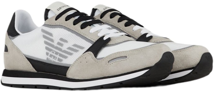 엠포리오 아르마니 베이지 레더 로고 스니커즈 X4X537XM678N638 Shop 엠포리오 아르마니 베이지 레더 로고 스니커즈 X4X537XM678N638