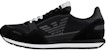 Emporio Armani Logo Kulit Sneaker 'Black Eagle' X4X537XM678N639