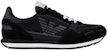 Emporio Armani Logo Kulit Sneaker 'Black Eagle' X4X537XM678N639