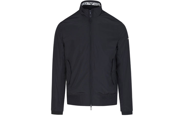 Emporio Armani Logo Long Sleeve Jacket Navy Blue 3H1B91-1NXFZ-0922