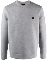 Emporio Armani Logo Patch Crewneck Sweatshirt Grey 8N1MD1-1JHSZ-0630 Emporio Armani Logo Patch Crewneck Sweatshirt Grey 8N1MD1-1JHSZ-0630