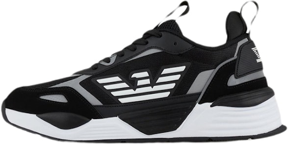 エンポリオアルマーニ ロゴ パッチワーク スニーカー (黒/白) X8X070XK165N629 Buy エンポリオアルマーニ ロゴ パッチワーク スニーカー (黒/白) X8X070XK165N629