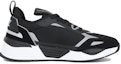Order Emporio Armani Logo Patchwork Sneakers 'Hitam Putih' X8X070XK165N629
