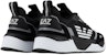 Emporio Armani Logo Patchwork Sneakers 'Hitam Putih' X8X070XK165N629