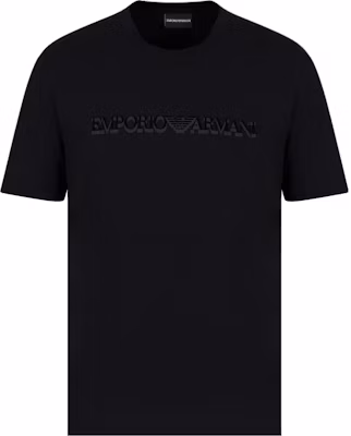 Emporio Armani Logo Print Casual Crew Neck Short Sleeve T-Shirt 6R1TB4-1JPZZ-00B0 Buy Emporio Armani Logo Print Casual Crew Neck Short Sleeve T-Shirt 6R1TB4-1JPZZ-00B0