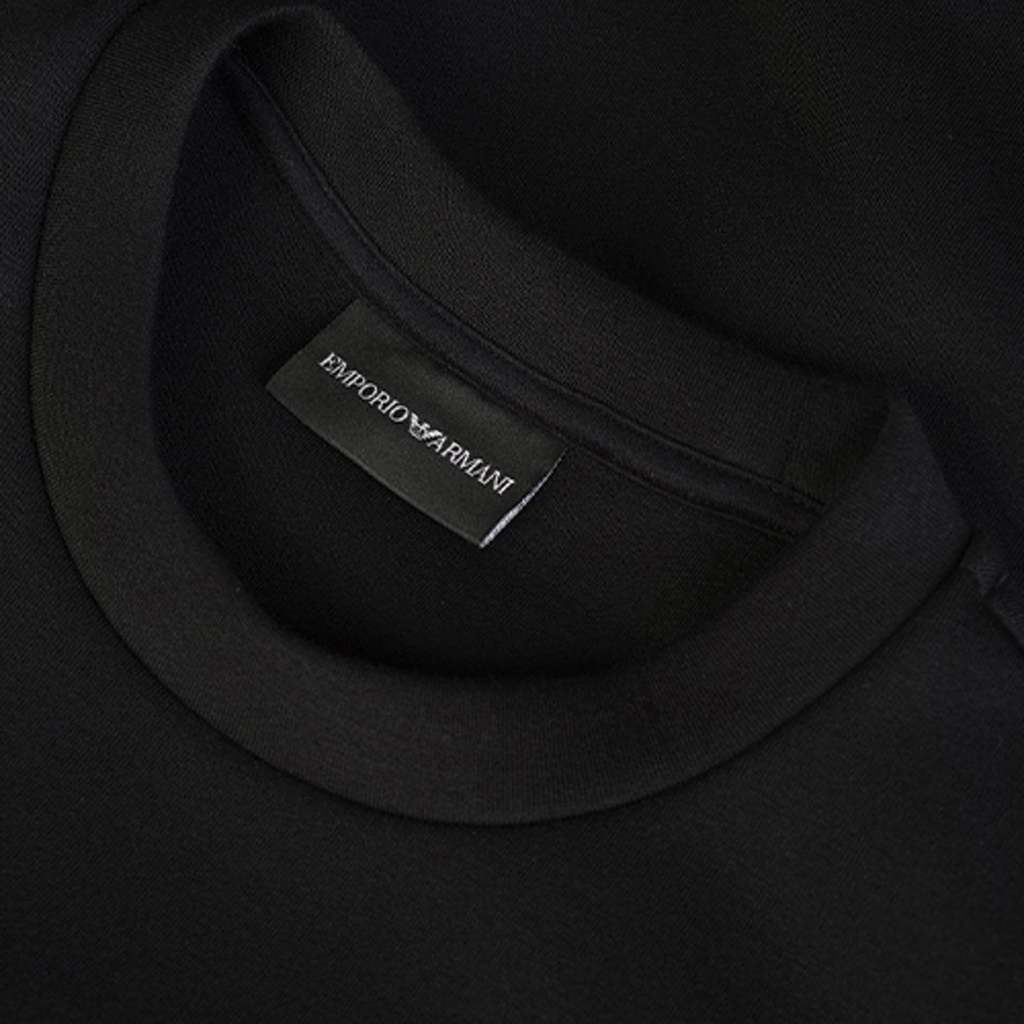 Emporio Armani Logo Print Crewneck Pullover Sweatshirt Black 6K1M96-1JUWZ-0055 圖 6