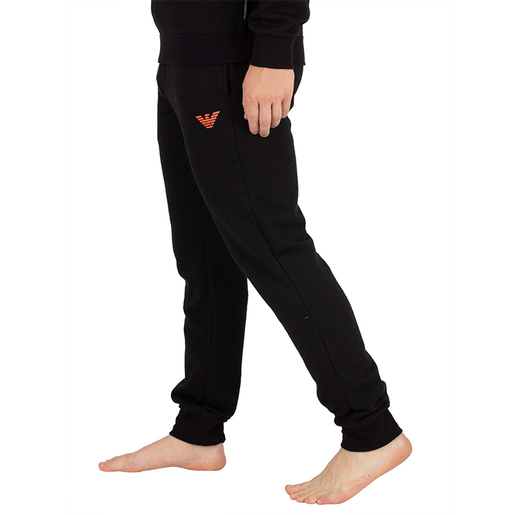 Purchase Emporio Armani Logo Print Mid-Rise Jogger Sweatpants Black 111690-8A571