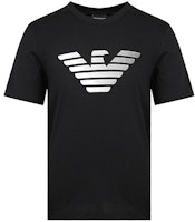 Emporio Armani Logo Print Navy Blue Casual Crew Neck T-Shirt 3H1TD0-1J30Z-0922 Emporio Armani Logo Print Navy Blue Casual Crew Neck T-Shirt 3H1TD0-1J30Z-0922