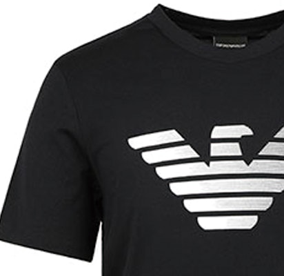 エンポリオアルマーニ ロゴプリント ネイビーブルー クルーネックTシャツ 3H1TD0-1J30Z-0922 Sizing エンポリオアルマーニ ロゴプリント ネイビーブルー クルーネックTシャツ 3H1TD0-1J30Z-0922