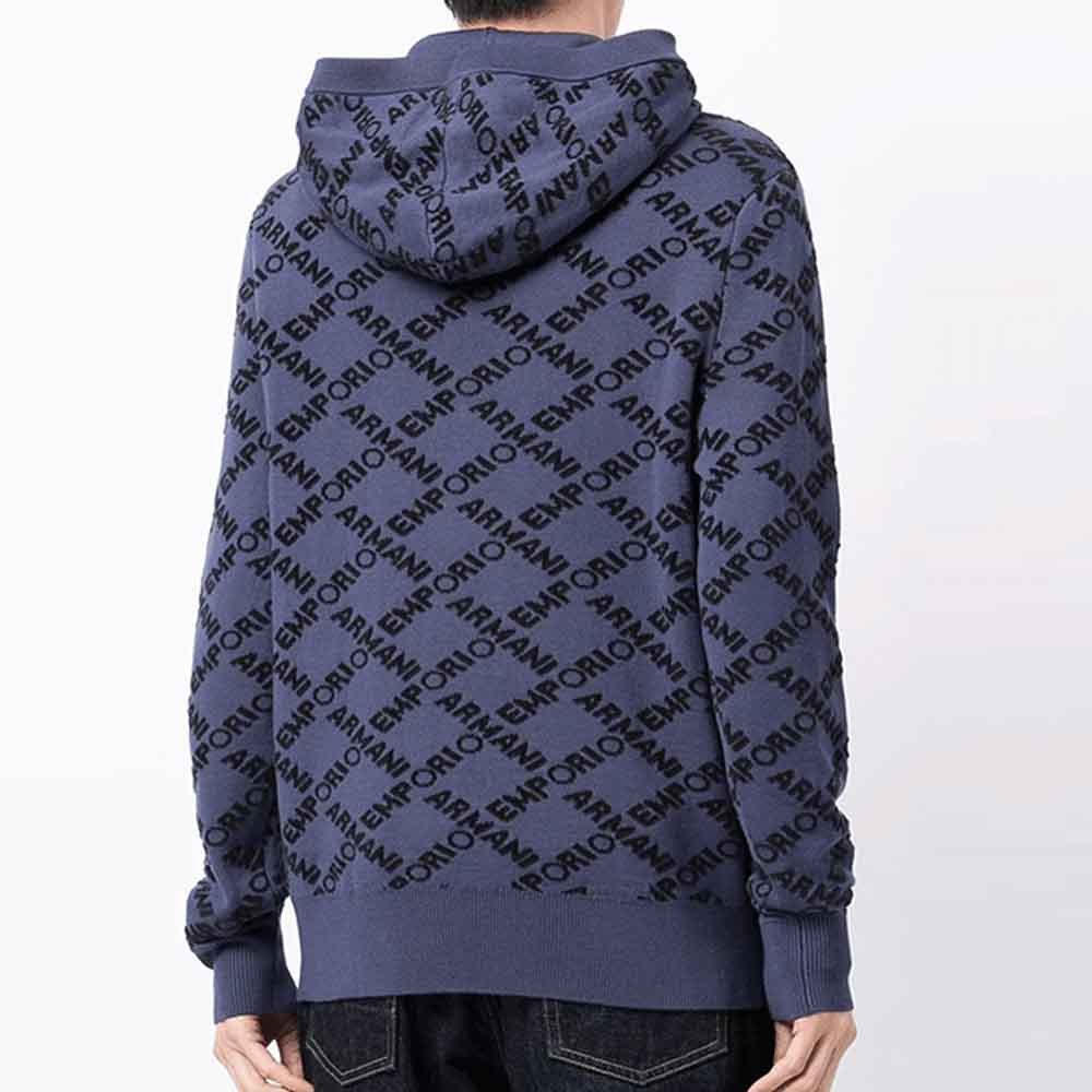 EMPORIO ARMANI Logo Print Pullover Hoodie Purple. 6K1MT9-1MD3Z-0931 圖 5
