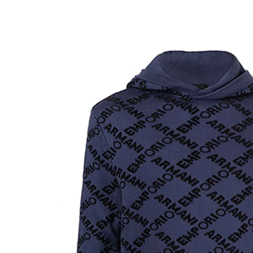 EMPORIO ARMANI Logo Print Pullover Hoodie Purple. 6K1MT9-1MD3Z-0931 圖 6