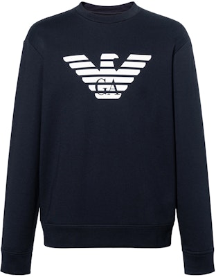 エンポリオアルマーニ ロゴプリント プルオーバースウェットシャツ - ダークブルー 8N1MR6-1JRIZ-F904 Buy エンポリオアルマーニ ロゴプリント プルオーバースウェットシャツ - ダークブルー 8N1MR6-1JRIZ-F904