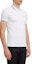 Shop Emporio Armani Logo Print White Straight-Cut Short Sleeve Polo Shirt 8N1F30-1JPTZ-0100