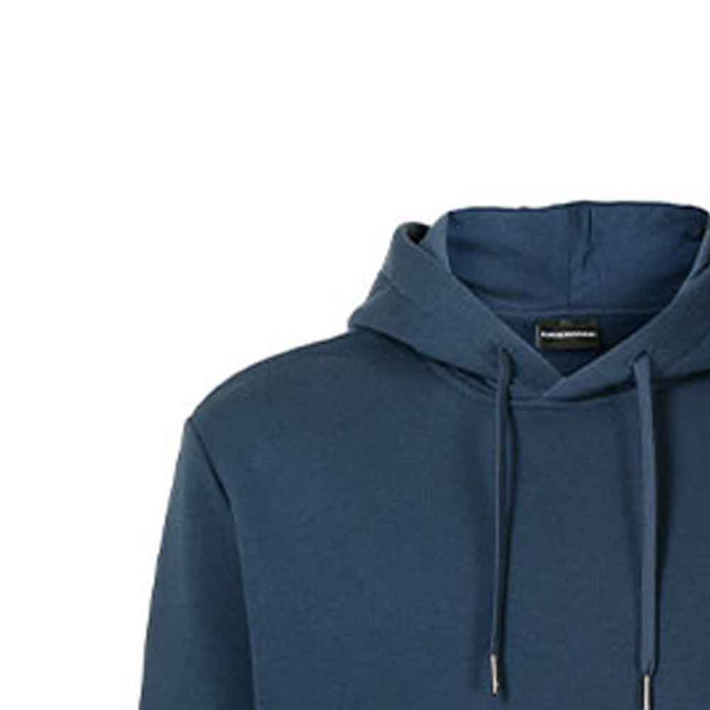 Details for EMPORIO ARMANI Logo Pullover Hoodie Blue Long Sleeve Sweater. 6K1ML5-1JWXZ-0908