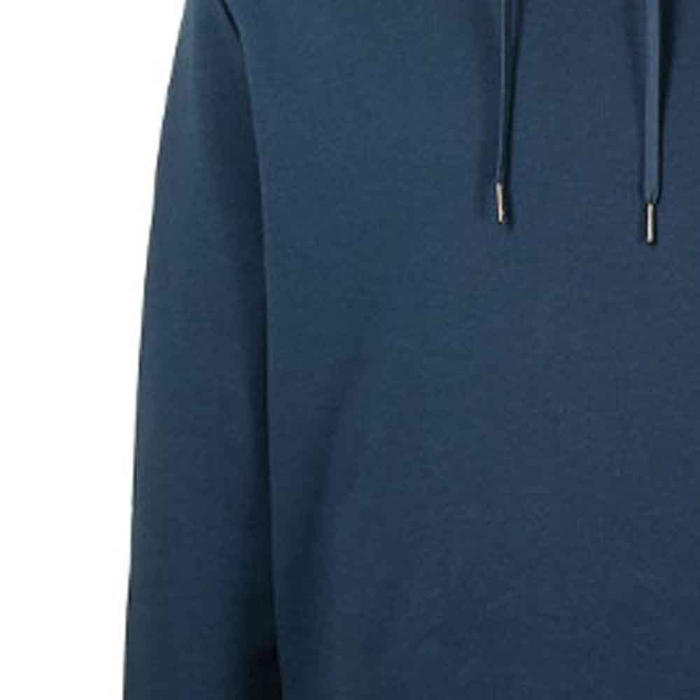 Sizing EMPORIO ARMANI Logo Pullover Hoodie Blue Long Sleeve Sweater. 6K1ML5-1JWXZ-0908