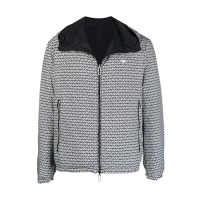 Emporio Armani Logo Reversible Jacket Black Outerwear 6K1B70-1NTPZ-F014