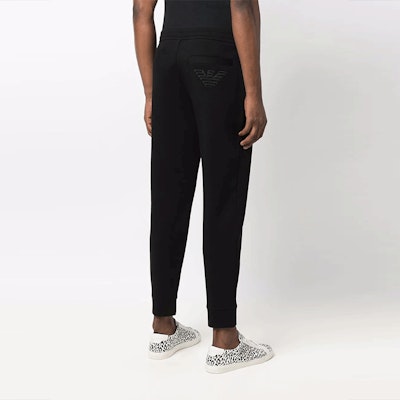 Emporio Armani Logo Slim Fit Knit Jogger Pants Black 6K1PA0-1JHSZ-0920 Purchase Emporio Armani Logo Slim Fit Knit Jogger Pants Black 6K1PA0-1JHSZ-0920
