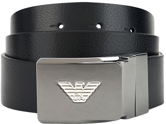 安普里奥阿玛尼黑色平滑扣皮带 3.5厘米宽 Y4S623YQ50X81386 Purchase 安普里奥阿玛尼黑色平滑扣皮带 3.5厘米宽 Y4S623YQ50X81386