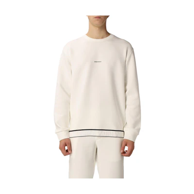 Emporio Armani Logo Tape Crewneck Sweatshirt White () 6K1M74-1JHSZ-0101