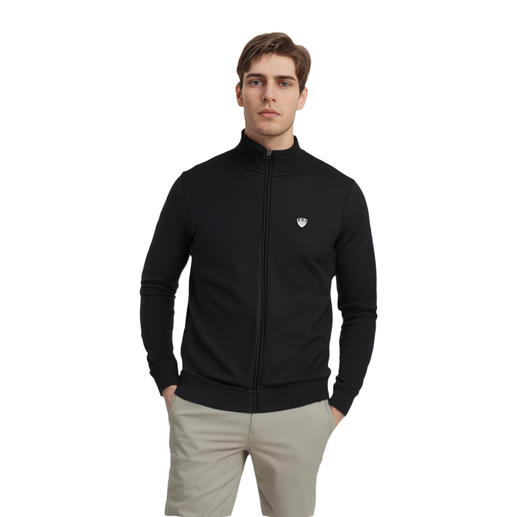 Purchase Emporio Armani 标志拉链休闲运动夹克 黑色 8NPMB8-PJ05Z-01200