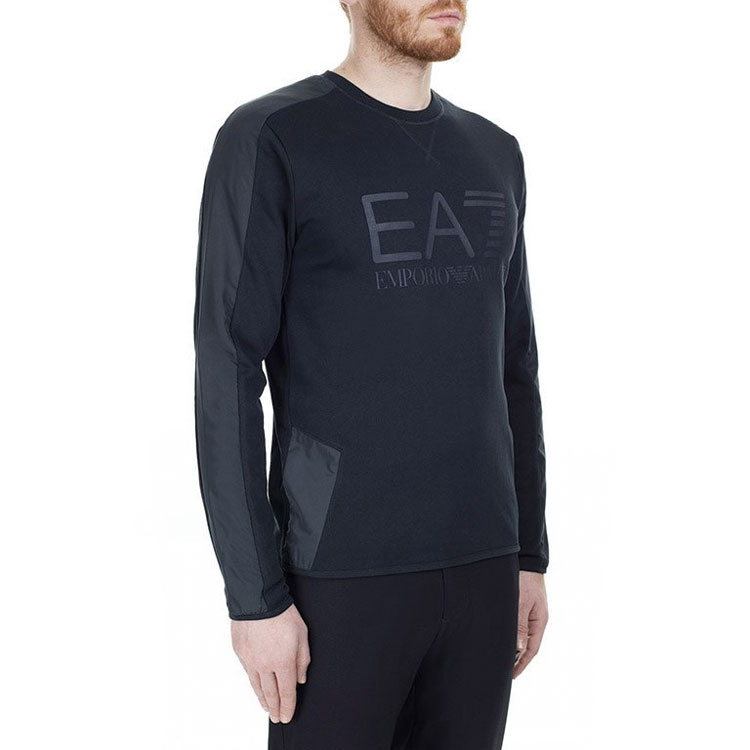 Sizing Emporio Armani 长袖卫衣 - 深蓝色 6XPMA6-PJ31Z-1578