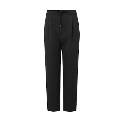 Emporio Armani Loose Fit Drawstring Pants Dark Gray 6G1PA7-1N66Z-0002