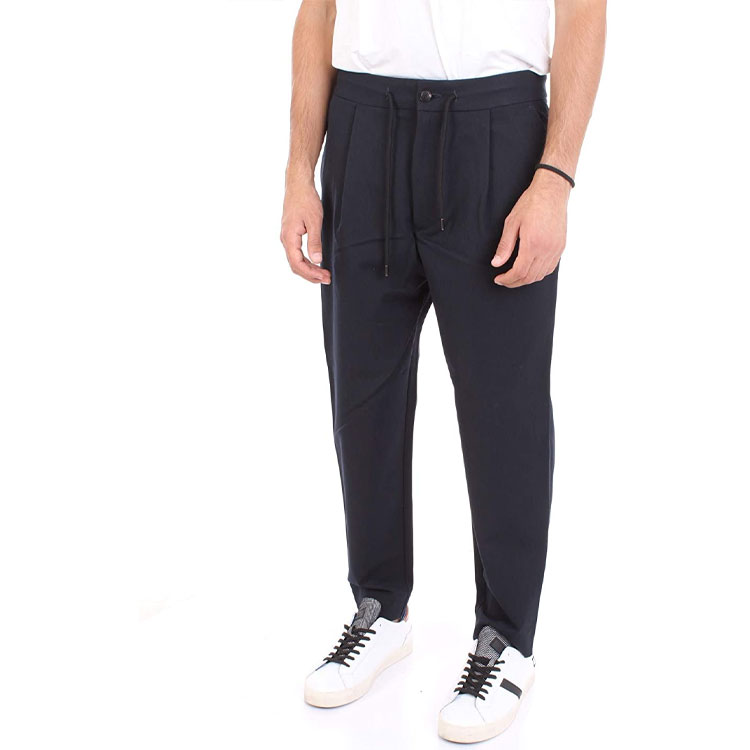 Details for 阿玛尼宽松抽绳长裤 深灰色 6G1PA7-1N66Z-0002