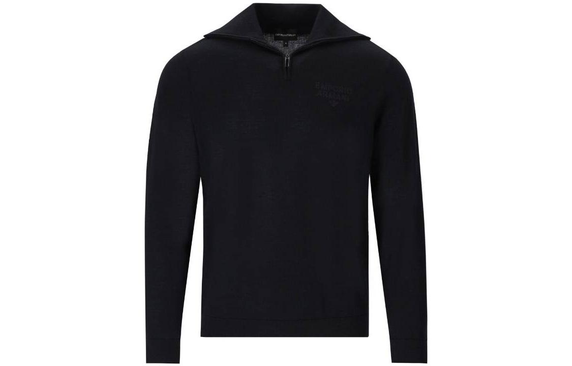 Emporio Armani Loose Fit Pullover Sweatshirt Blue Long Sleeve 6R1MXF-1MNFZ-F919