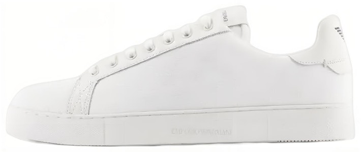 エンポリオ アルマーニ ロゴ ホワイト ローカット X4X316XM741M801 Buy エンポリオ アルマーニ ロゴ ホワイト ローカット X4X316XM741M801