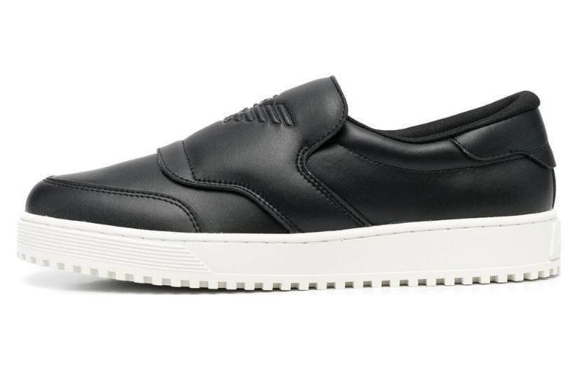 Emporio Armani Low-Top Sneaker 'Black Calfskin'
