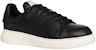 Sneaker Rendah Emporio Armani 'Kulit Anak Lembu Hitam' X4X264XF76800002
