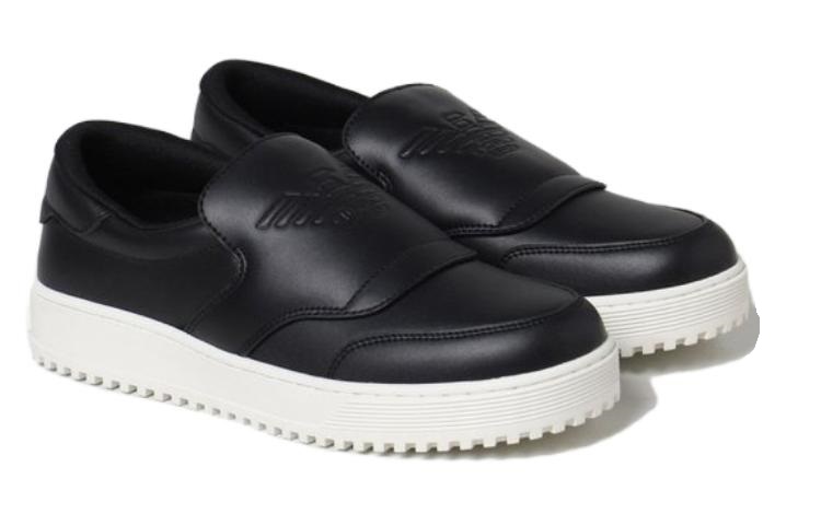 Emporio Armani Low-Top Sneaker 'Black Calfskin' 圖 2
