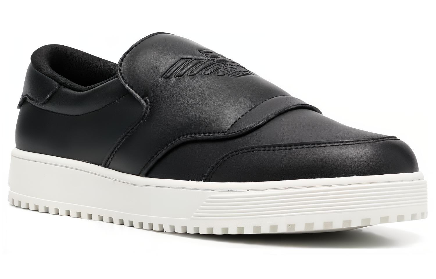 Emporio Armani Low-Top Sneaker 'Black Calfskin' 圖 3