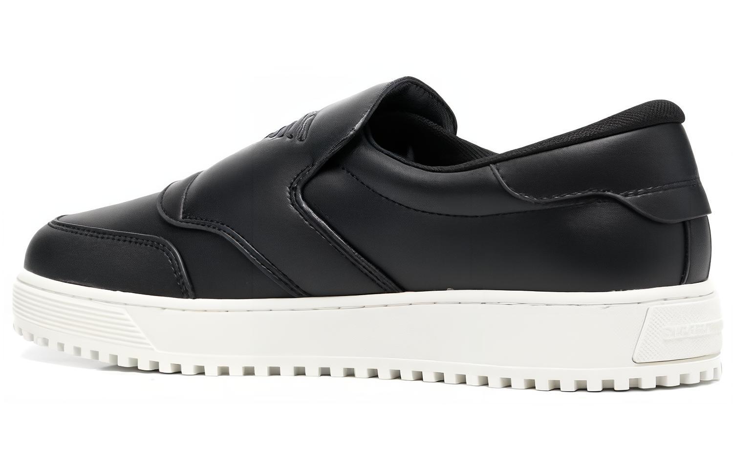Emporio Armani Low-Top Sneaker 'Black Calfskin' 圖 4