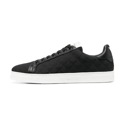 Emporio Armani Low-Top Sneaker 'Black Fashion'