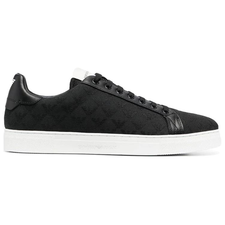 Order Emporio Armani Sepatu Low-Top 'Mode Hitam' X4X316XM741K001
