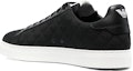 Shop Emporio Armani Low-Top Sneaker 'Fesyen Hitam' X4X316XM741K001