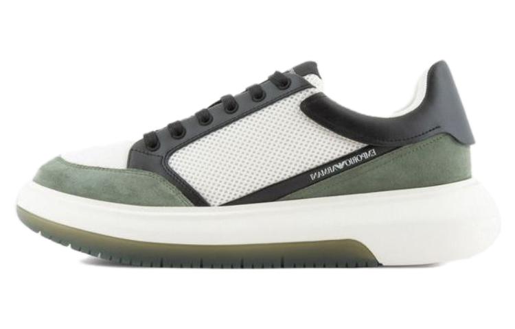 Emporio Armani Low-Top Sneaker 'White Green' X4X633XN885T095