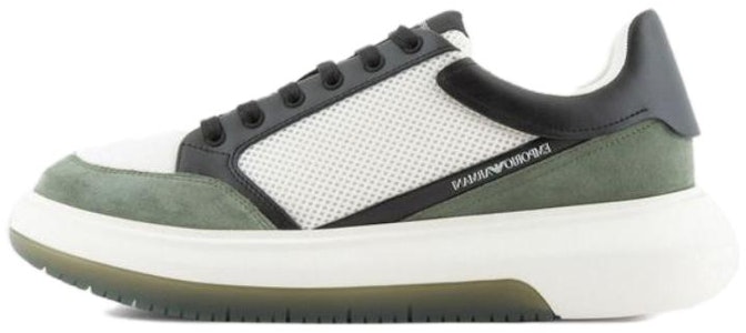 エンポリオアルマーニ ローカットスニーカー 白/緑 X4X633XN885T095 Buy エンポリオアルマーニ ローカットスニーカー 白/緑 X4X633XN885T095