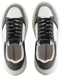 エンポリオアルマーニ ローカットスニーカー 白/緑 X4X633XN885T095 Order エンポリオアルマーニ ローカットスニーカー 白/緑 X4X633XN885T095