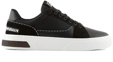 EMPORIO ARMANI阿瑪尼 牛剖層移膜革 圓頭舒適 低幫 板鞋 男款 黑色 Order EMPORIO ARMANI阿瑪尼 牛剖層移膜革 圓頭舒適 低幫 板鞋 男款 黑色