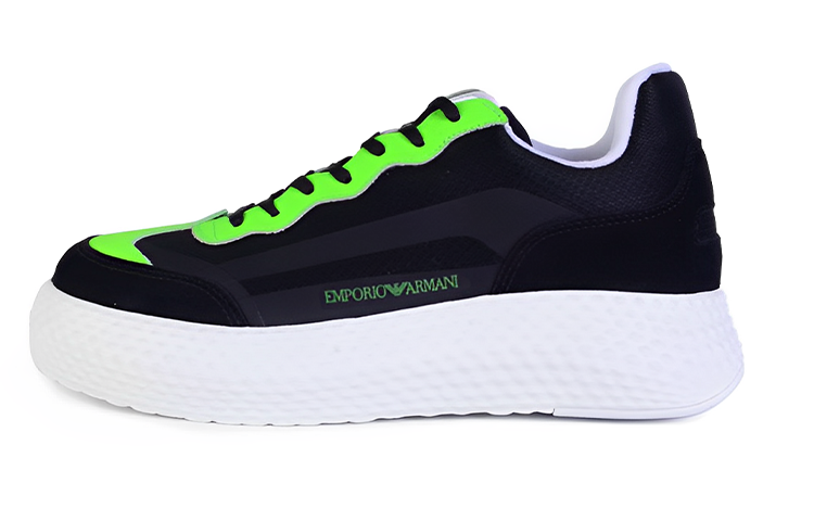 Emporio Armani Low Top 'Black Green'
