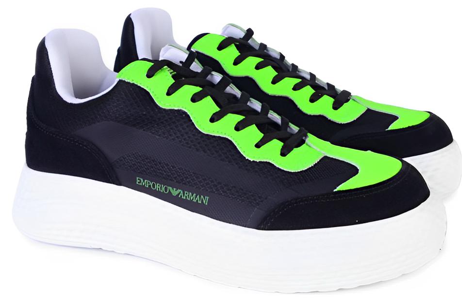 Emporio Armani Low Top 'Black Green' 圖 2