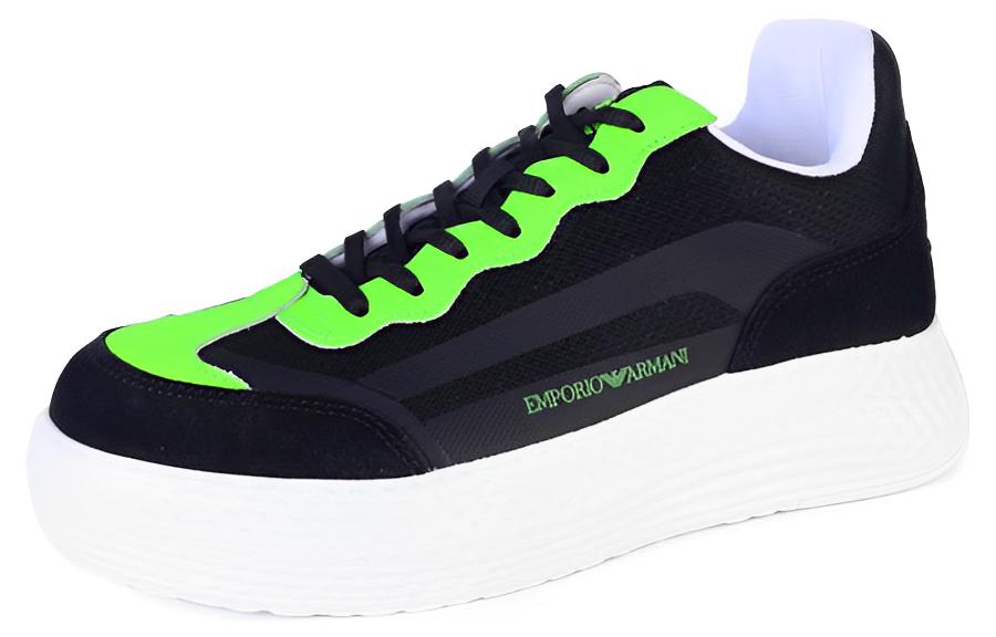 Emporio Armani Low Top 'Black Green' 圖 3