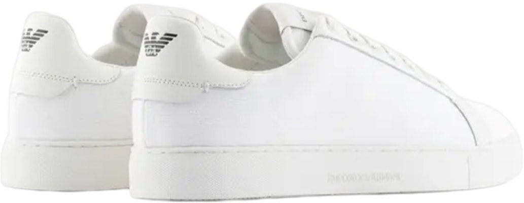 Emporio Armani Zapatillas Bajas 'Logo Blanco' X4X316XM741M801 Shop Emporio Armani Zapatillas Bajas 'Logo Blanco' X4X316XM741M801