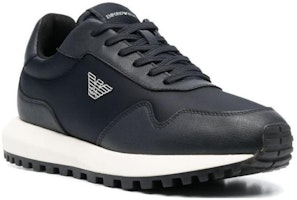 EMPORIO ARMANI阿瑪尼 圓頭系帶 低幫 生活休閒鞋 男款 藍色 Order EMPORIO ARMANI阿瑪尼 圓頭系帶 低幫 生活休閒鞋 男款 藍色