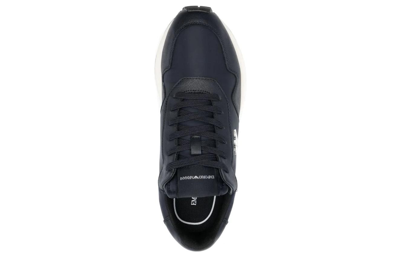 Shop Emporio Armani Low Top Lace-Up 'Biru' X4X630XN877N151