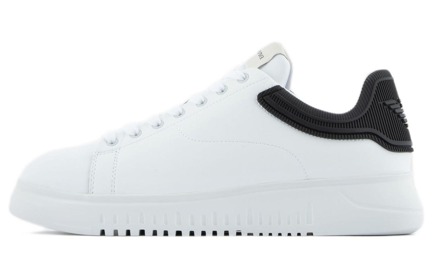 Buy Zapatillas Bajas Emporio Armani Cordones 'Negro y Blanco' X4X264XN191100230