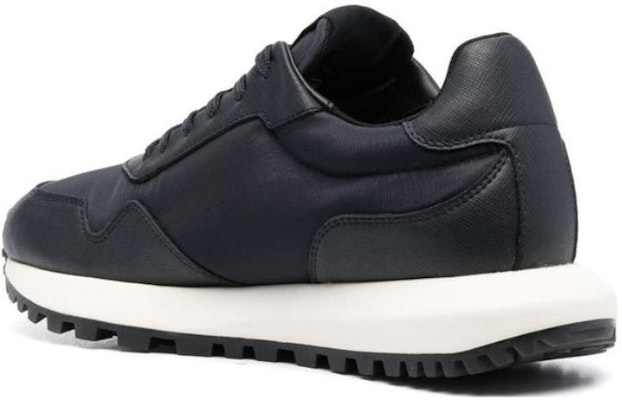 Emporio Armani Zapatillas Bajas Azul con Cordones X4X630XN877N151 Lookbook Emporio Armani Zapatillas Bajas Azul con Cordones X4X630XN877N151